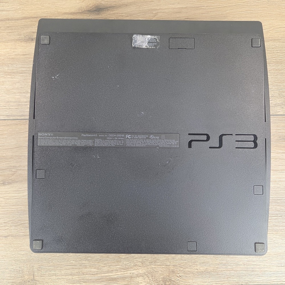 Sony PlayStation 3 Slim PS3 320GB Black Console Gaming System CECH-2501B Tested - Picture 10 of 12